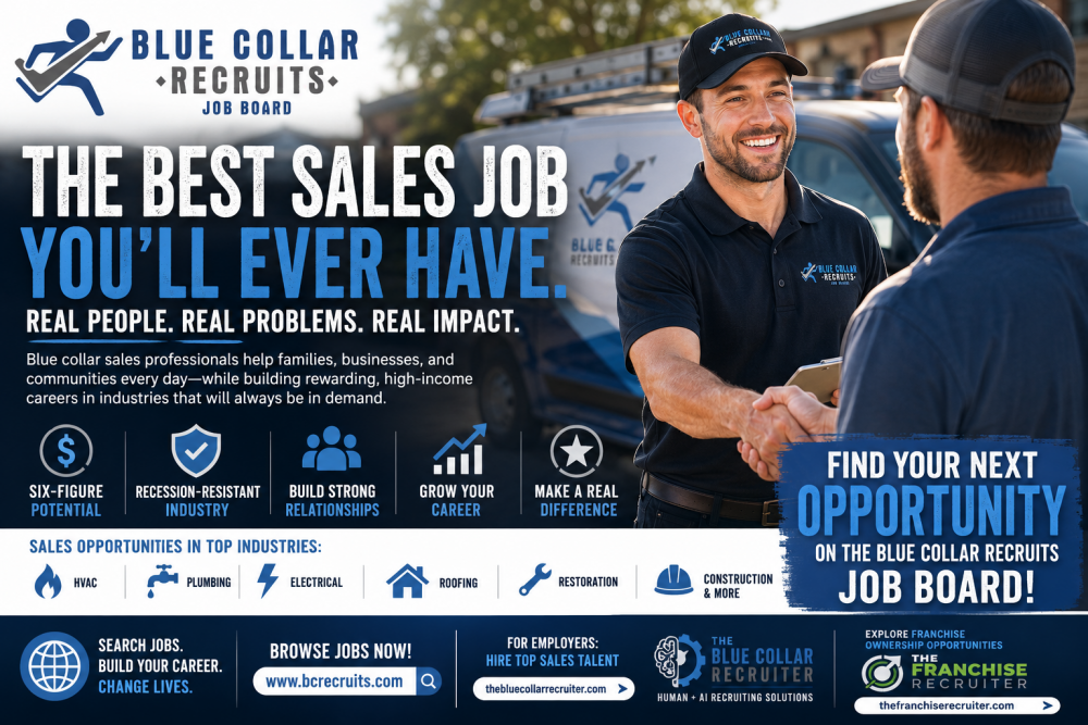 Why Being a Salesperson in the Blue Collar Industry Might Be the Best Sales Job You'll Ever Have