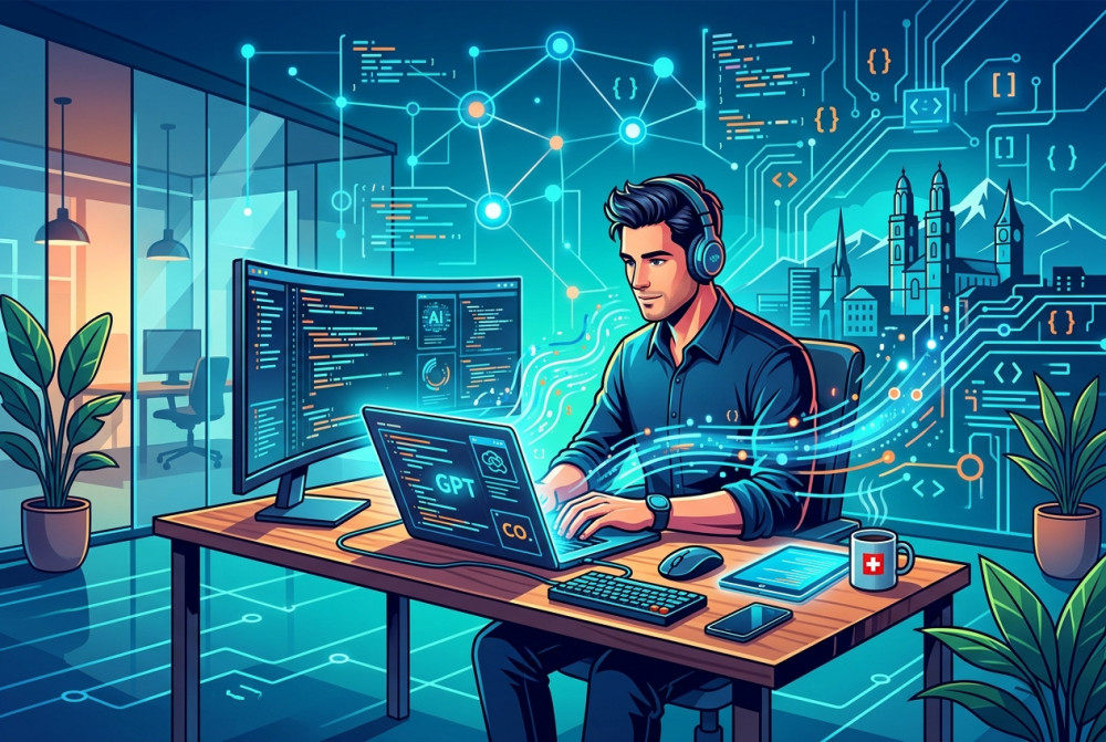 KI am Arbeitsplatz: Dürfen Schweizer Entwickler ChatGPT und GitHub Copilot rechtlich frei nutzen?