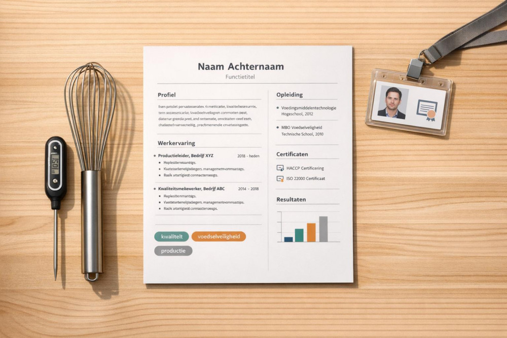 10 Tips voor een Sterk CV in de Voedingsindustrie