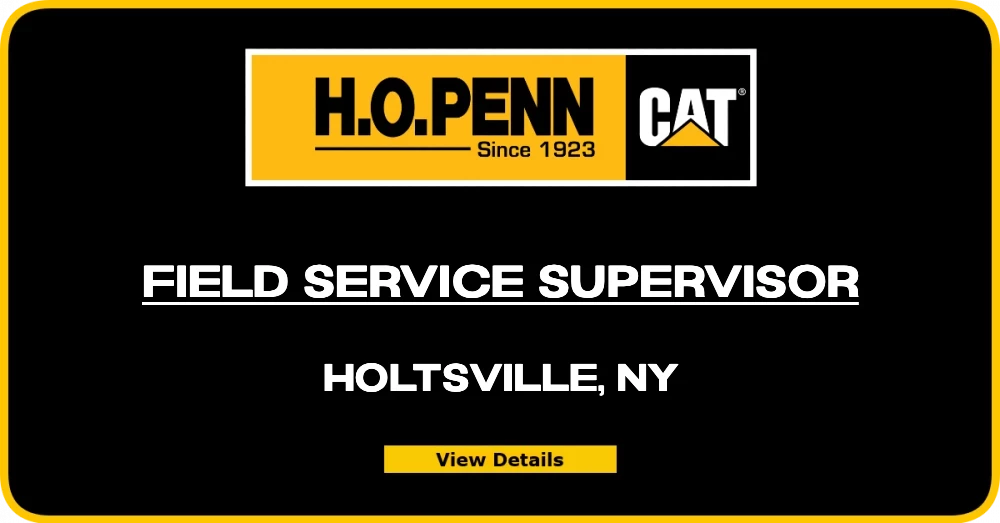 Field Service Supervisor - Holtsville, NY @ H.O. Penn Machinery