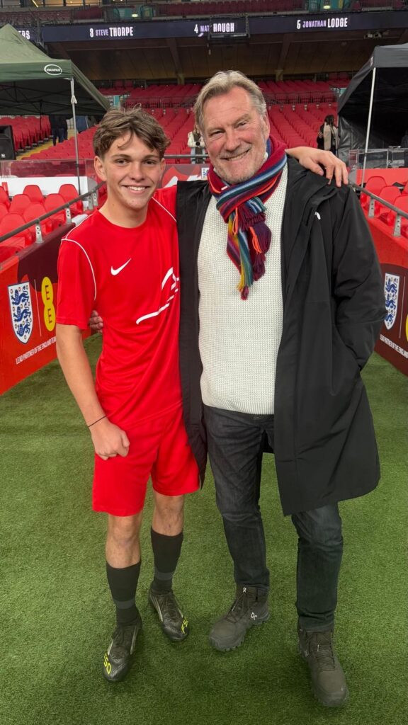 The sports student who got to play at Wembley in a team managed by Glenn Hoddle