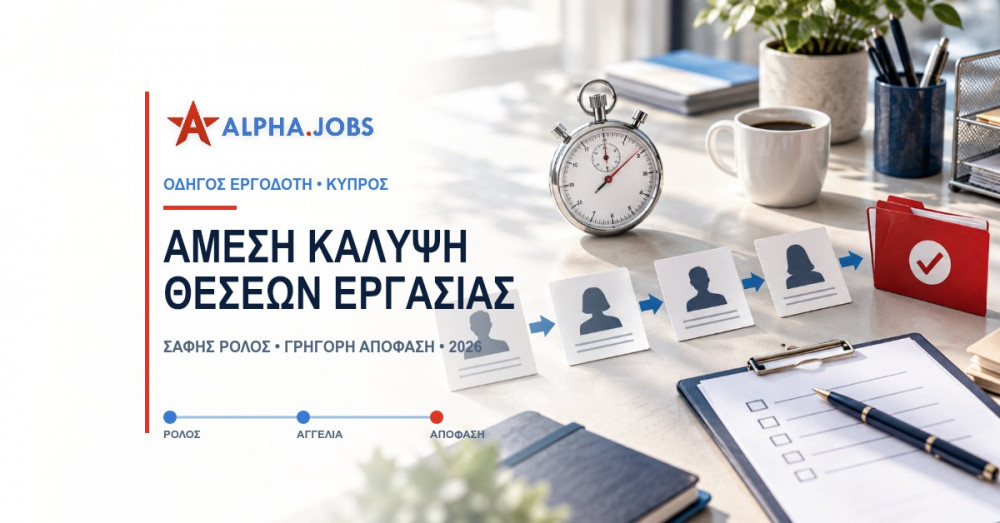 Κάλυψη Θέσεων Εργασίας Άμεσα: Ο Απόλυτος Οδηγός για Εργοδότες στην Κύπρο