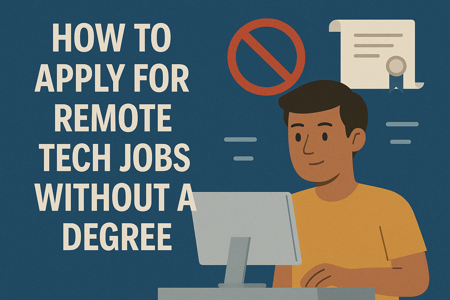How to Apply for Remote Tech Jobs Without a Degree