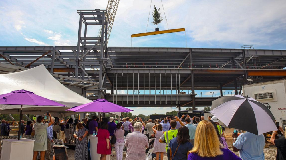 University of North Alabama Marks Topping Out of Its New $65 Football Stadium