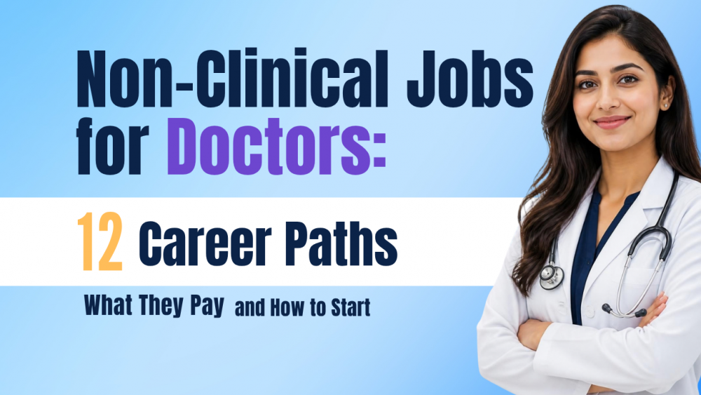 Non-Clinical Jobs for Doctors: 12 Career Paths, What They Pay, and How to Start