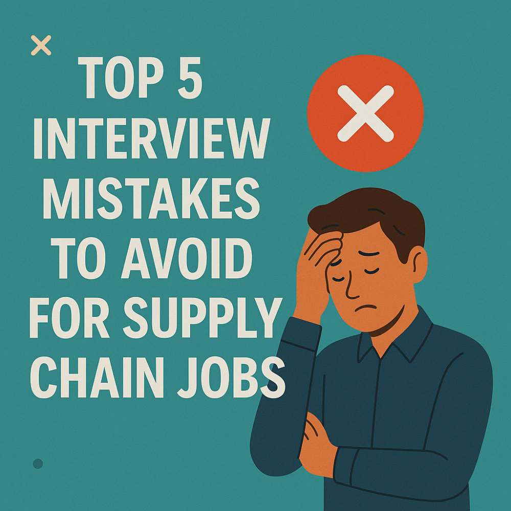 Top 5 Interview Mistakes to Avoid for Supply Chain Jobs