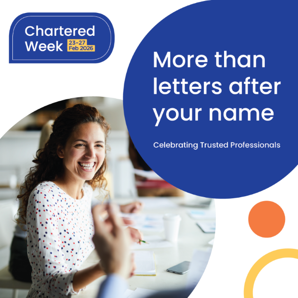 Looking ahead to Chartered Week 2026: recognising Chartered professionals