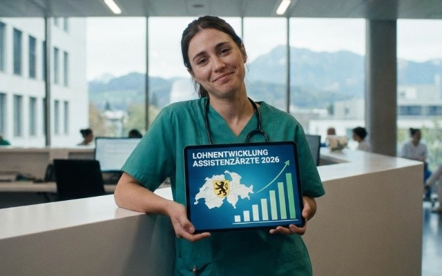 Assistenzarzt-Löhne im Kantonsvergleich: Wo verdient man am besten?