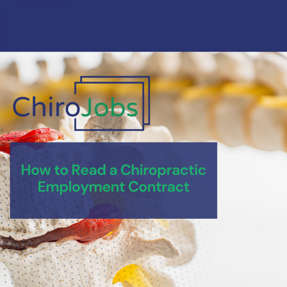 How to Read a Chiropractic Employment Contract