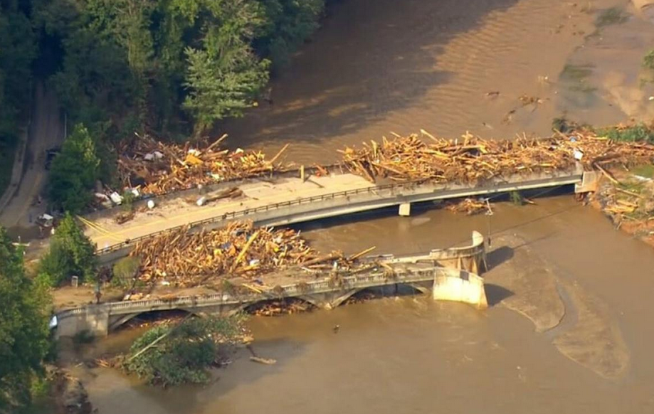 Crews Demolish Histroic N.C. Bridge