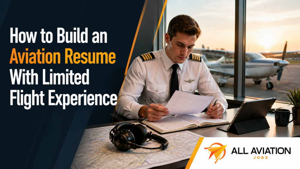 How to Build an Aviation Resume With Limited Flight Experience