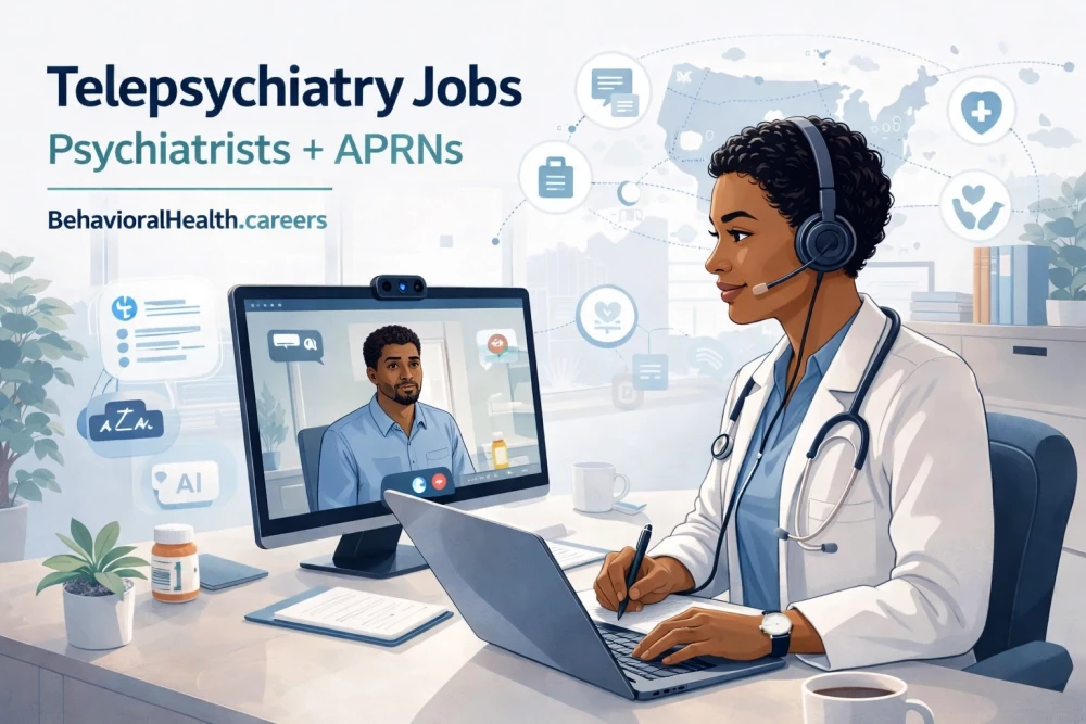 Telepsychiatry Jobs: A Useful Guide for Psychiatrists and PMHNPs