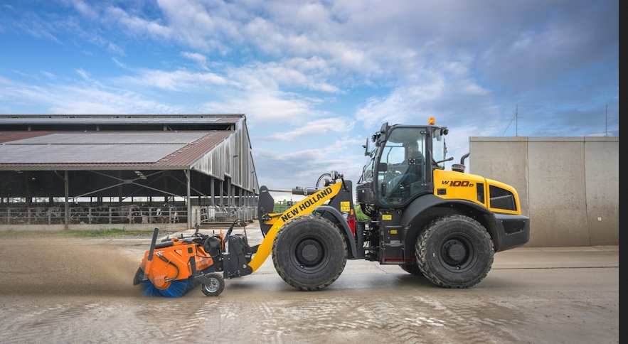 New Holland's Next-Gen W100D Compact Wheel Loader Gets New Cab, Controls