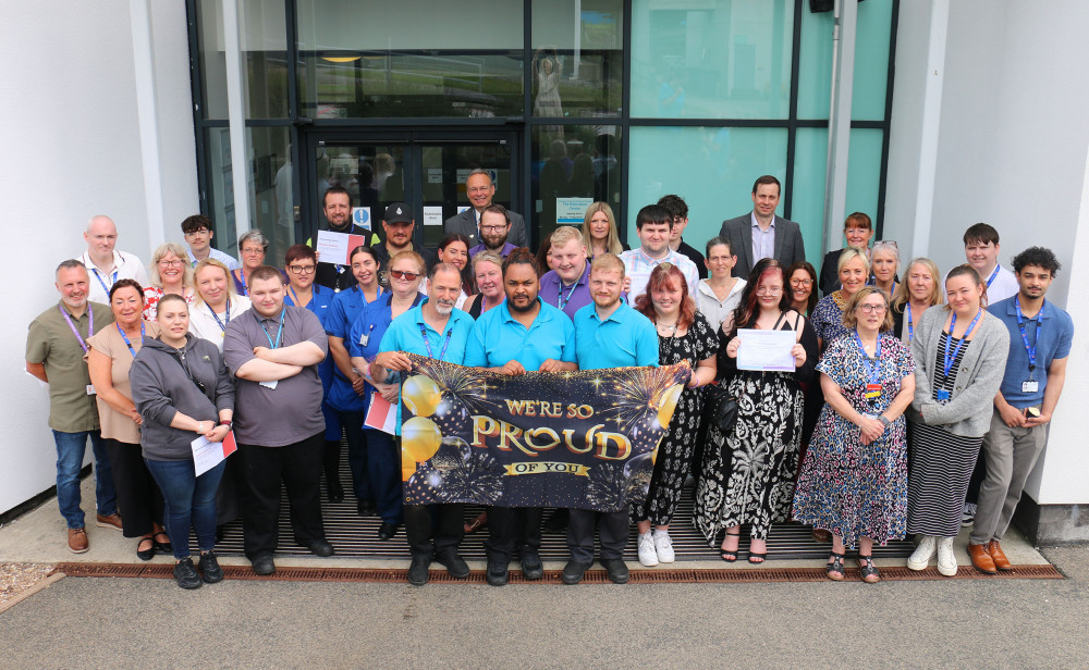 Hospital Trust and college celebrate successful internship programme