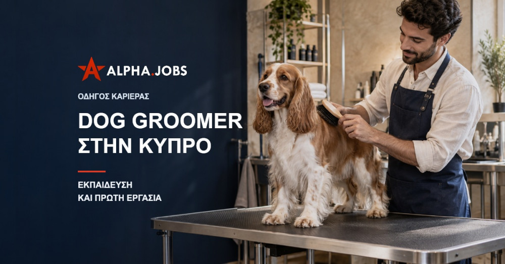 Dog Groomer στην Κύπρο: Εκπαίδευση, Δεξιότητες και Πρώτη Εργασία
