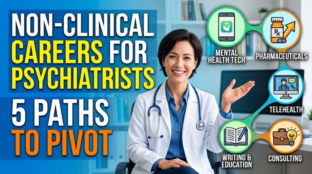 Non-Clinical Careers for Psychiatrists: 5 Paths to Pivot