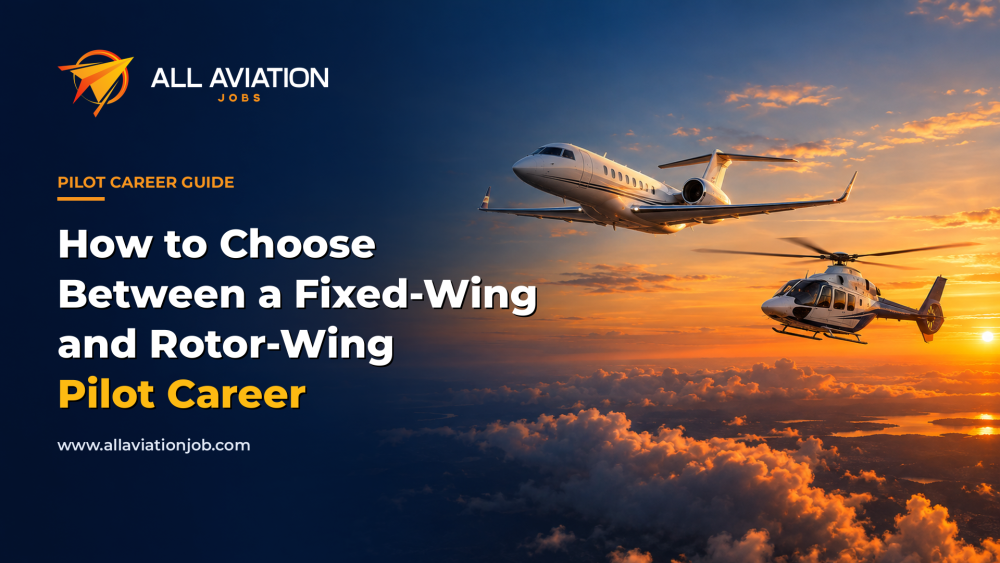 How to Choose Between a Fixed-Wing and Rotor-Wing Pilot Career