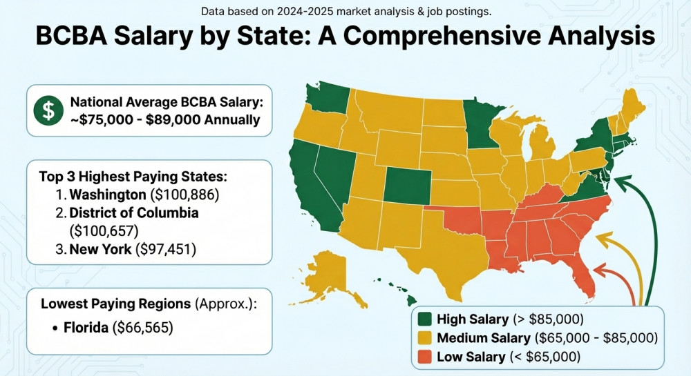 BCBA Salary by State, Part 2