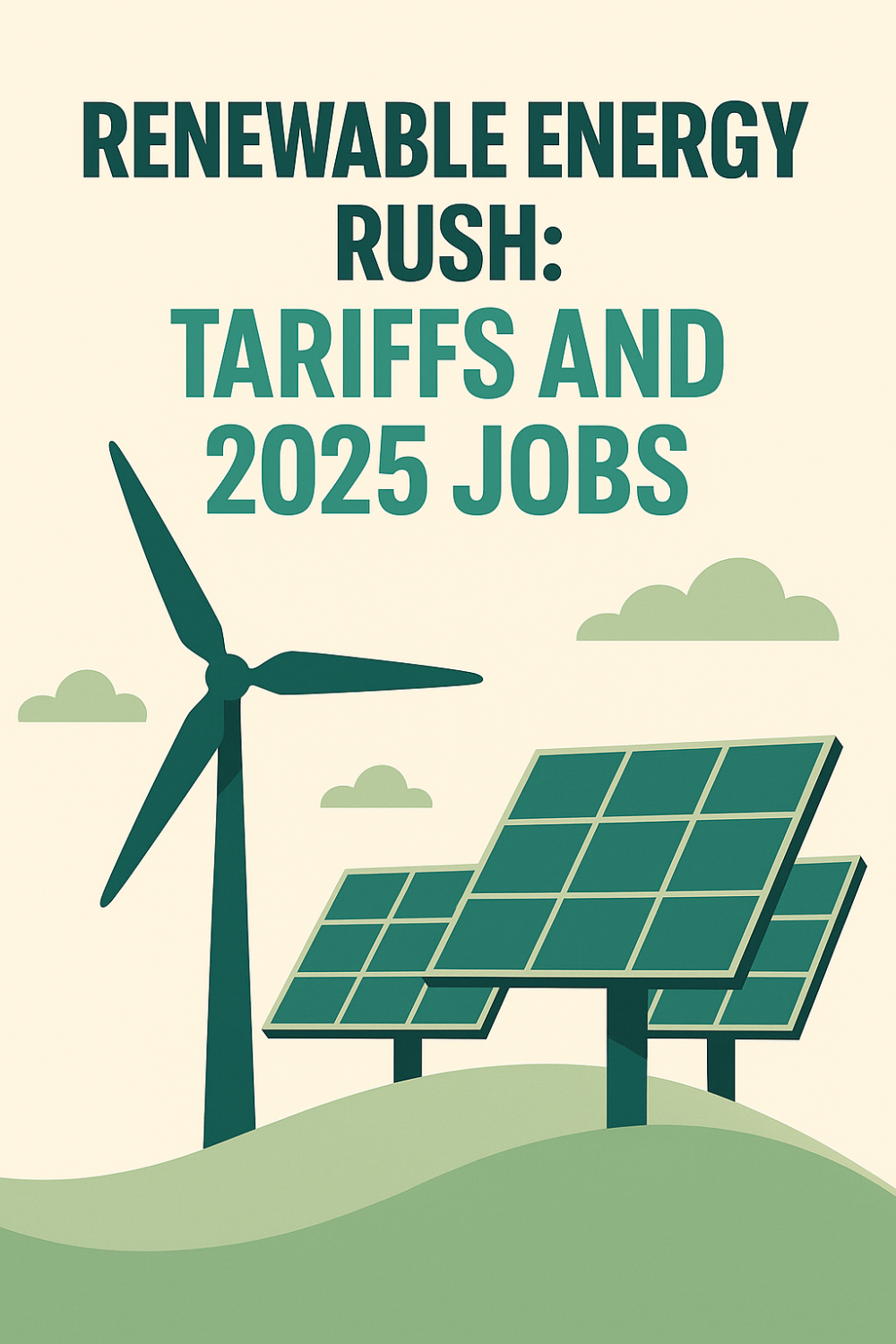 Renewable Energy Rush: Tariffs and 2025 Jobs