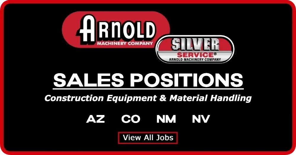 Construction Equipment & Material Handling Sales Jobs @ Arnold Machinery