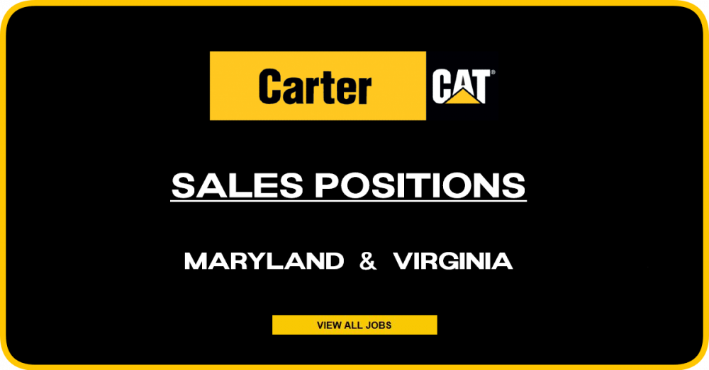 Sales Positions in Maryland & Virginia @ Carter Machinery