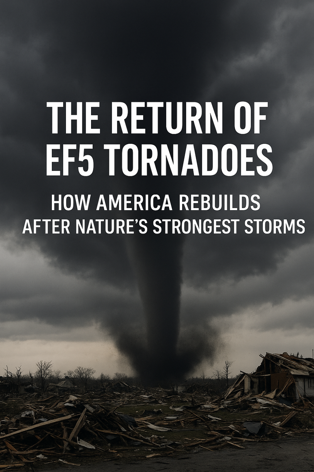 The Return of EF5 Tornadoes: How America Rebuilds After Nature’s Strongest Storms