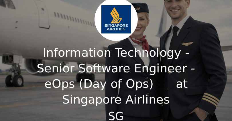 Information Technology - Senior Software Engineer - eOps (Day of Ops ...