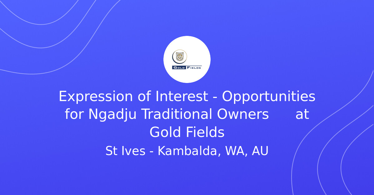 Expression of Interest - Opportunities for Ngadju Traditional Owners at ...