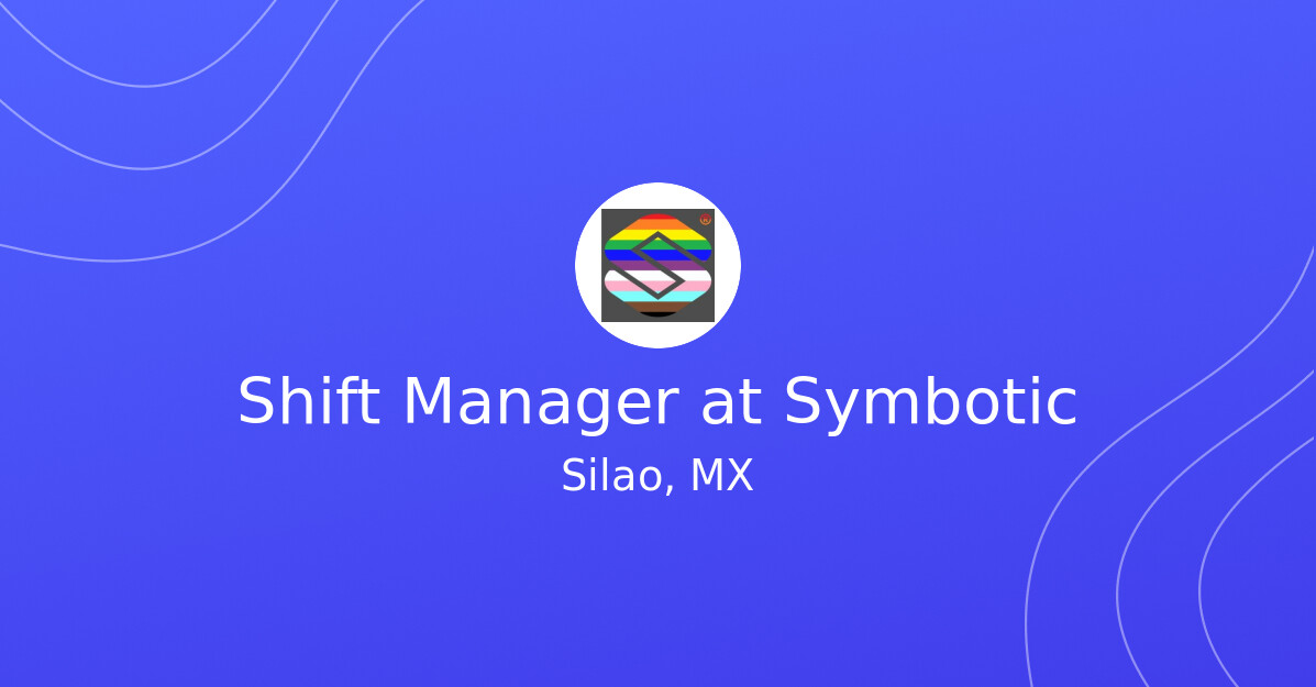 Shift Manager at Symbotic - EV.Careers