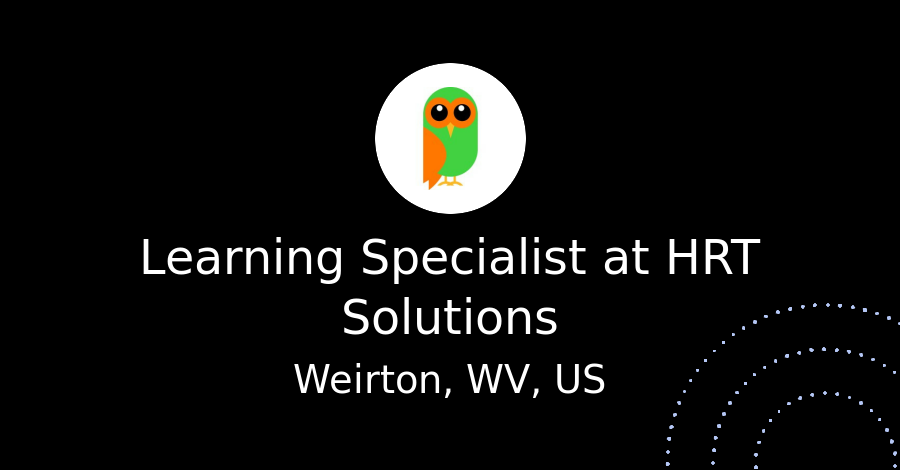 Learning Specialist at HRT Solutions - LearnOps 360™ - Free Job Board ...