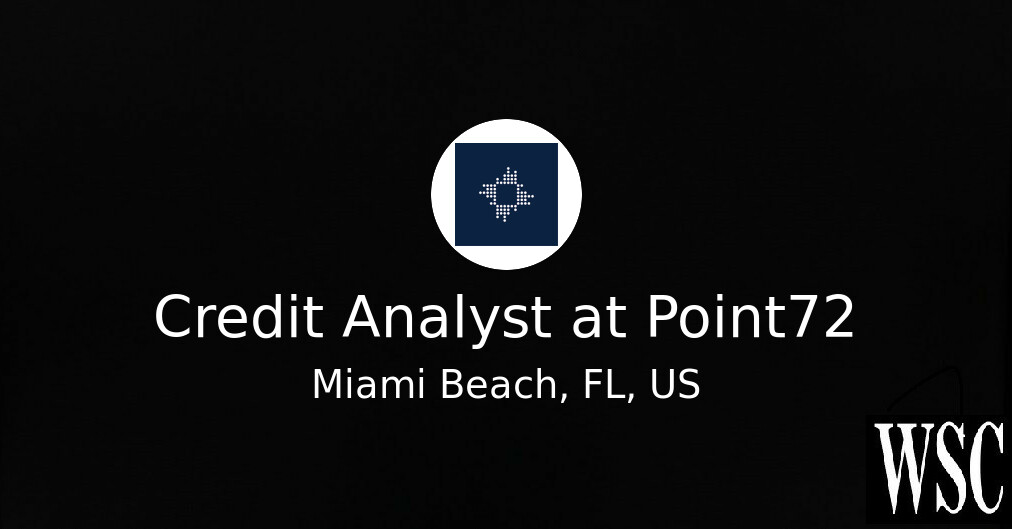 Credit Analyst at Point72 - Wall Street Careers