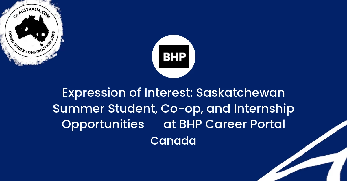 Expression of Interest Saskatchewan Summer Student, Coop, and