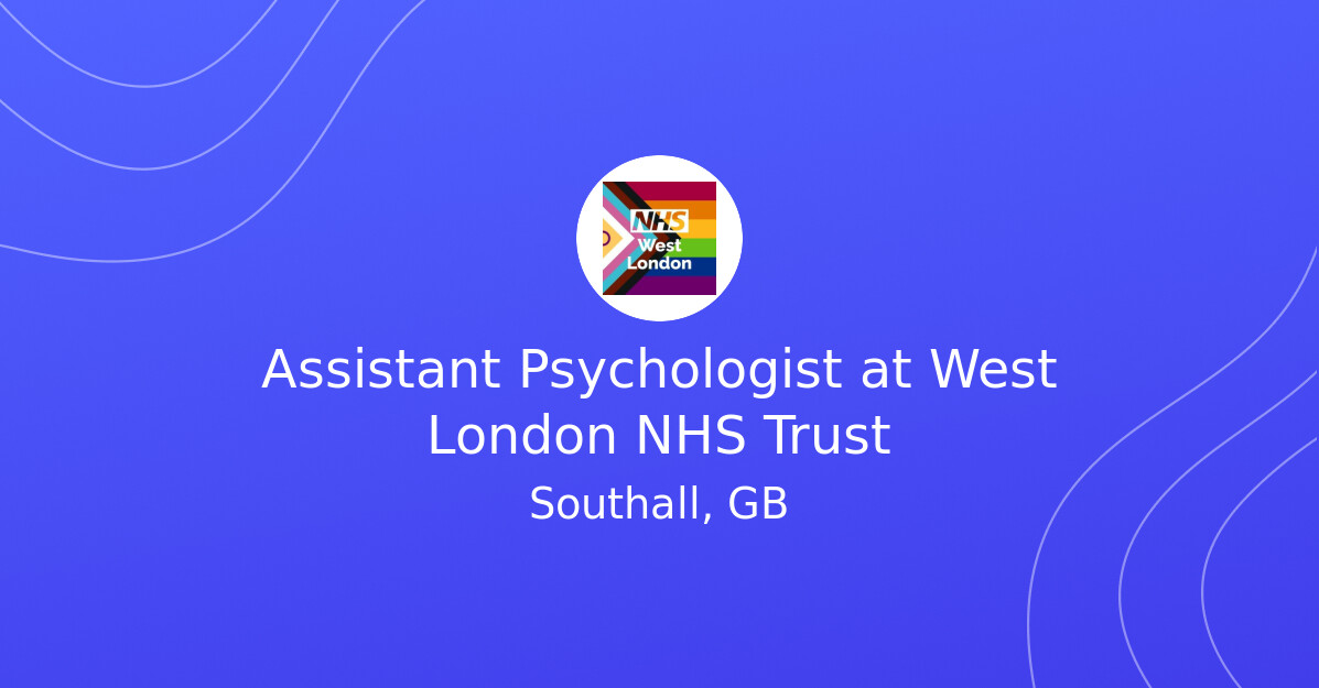 Assistant Psychologist at West London NHS Trust Diversity.co.uk
