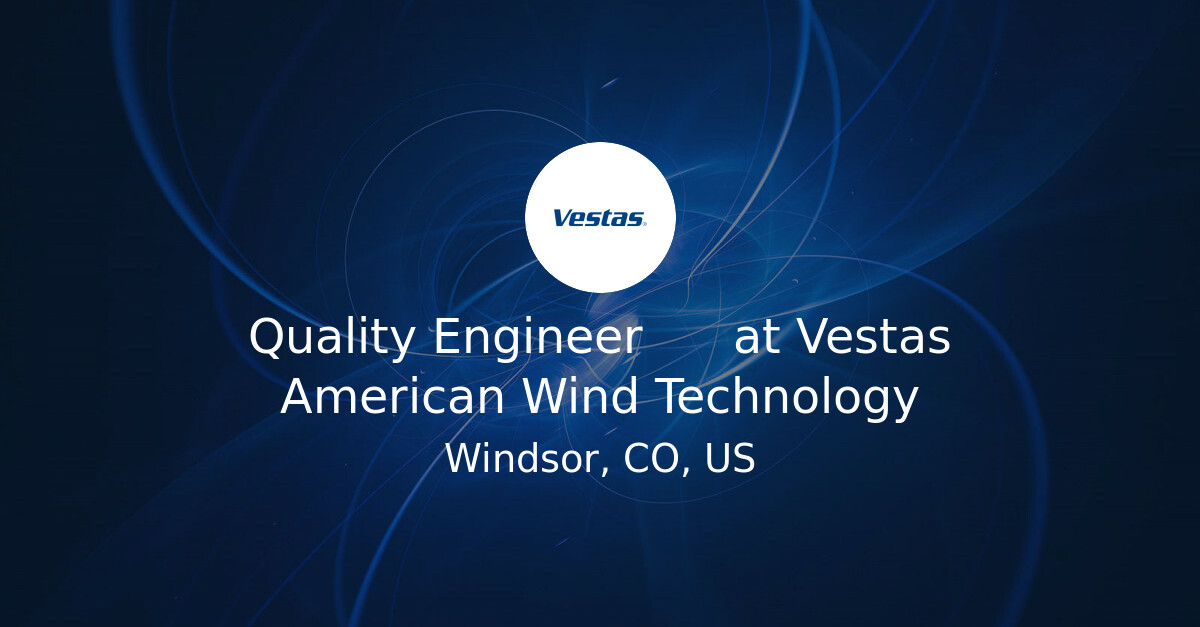 Time Control Hero Quality Engineer at Vestas American Wind Technology - Hiring Our Heroes ...