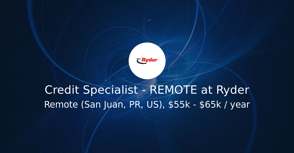 Credit Specialist - REMOTE at Ryder - Hiring Our Heroes Job Board