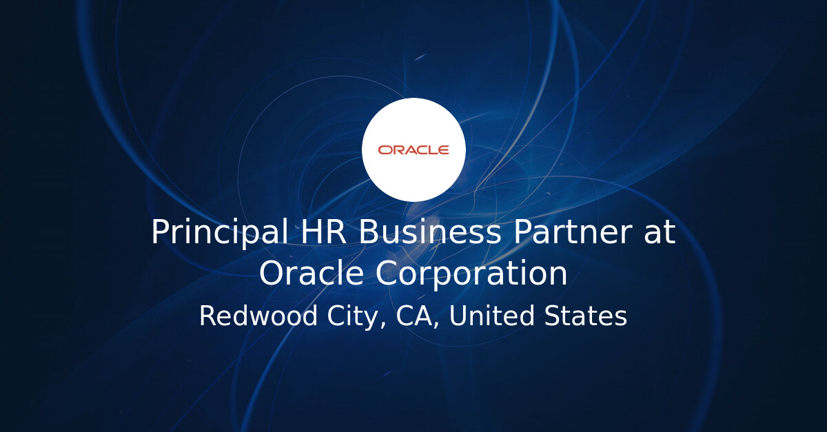 Principal HR Business Partner at Oracle Corporation - Hiring Our Heroes ...