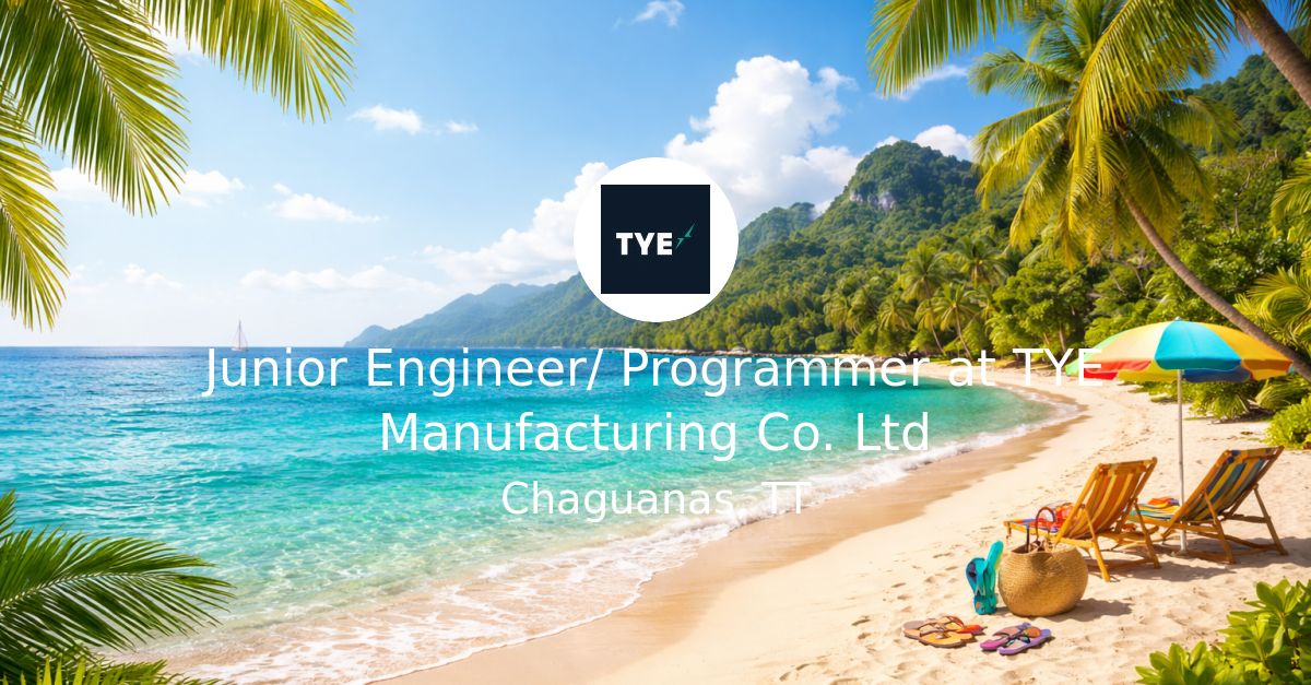 Junior Engineer/ Programmer at TYE Manufacturing Co. Ltd ...