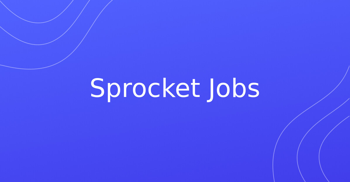 Sprocket Jobs