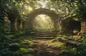 Green ruins