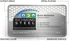 Metallic cards