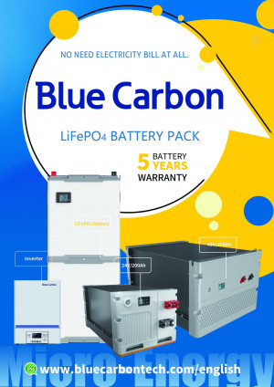 Blue carbon solar