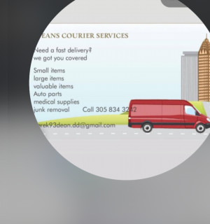 Deans courier service