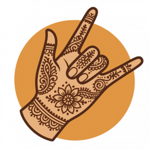 Minimal mehndi design