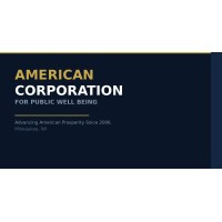 Americon Corporation for Public Well Being